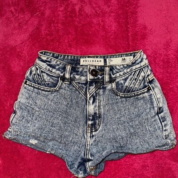 Mom Jean High Waisted Shorts - Picture 1 of 6